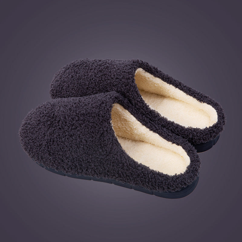 Furry  Soft Winter Bedroom Slippers