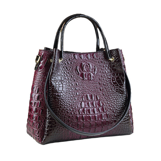 Stylish And Colourful Crocodile Skin Shoulder Bag