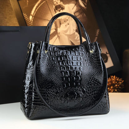 Stylish And Colourful Crocodile Skin Shoulder Bag