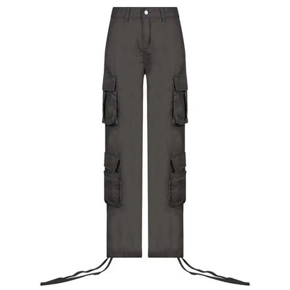 Trendy Workwear Denim Casual Pants For Women