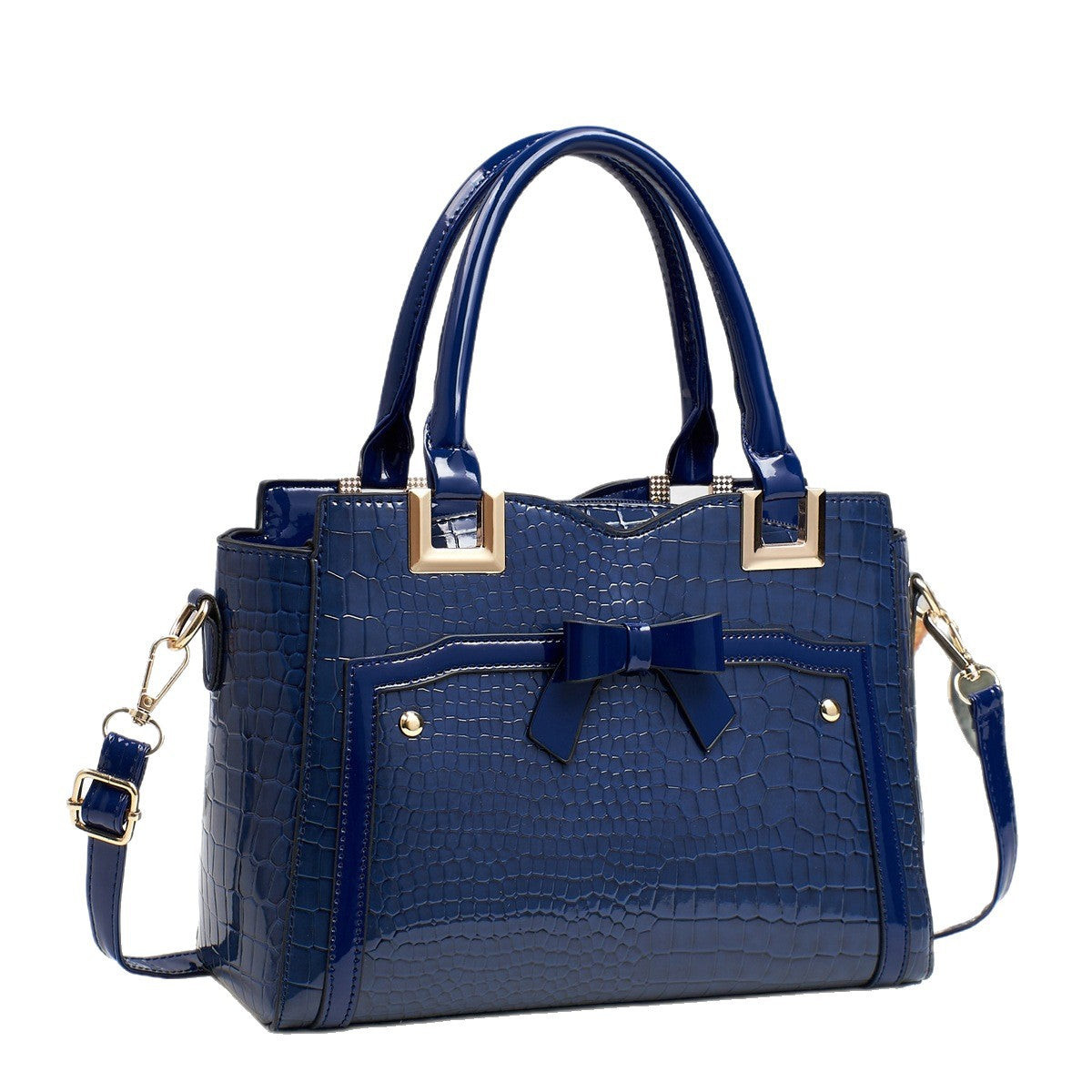 Sleek, Stylish Tote And Clutch Set