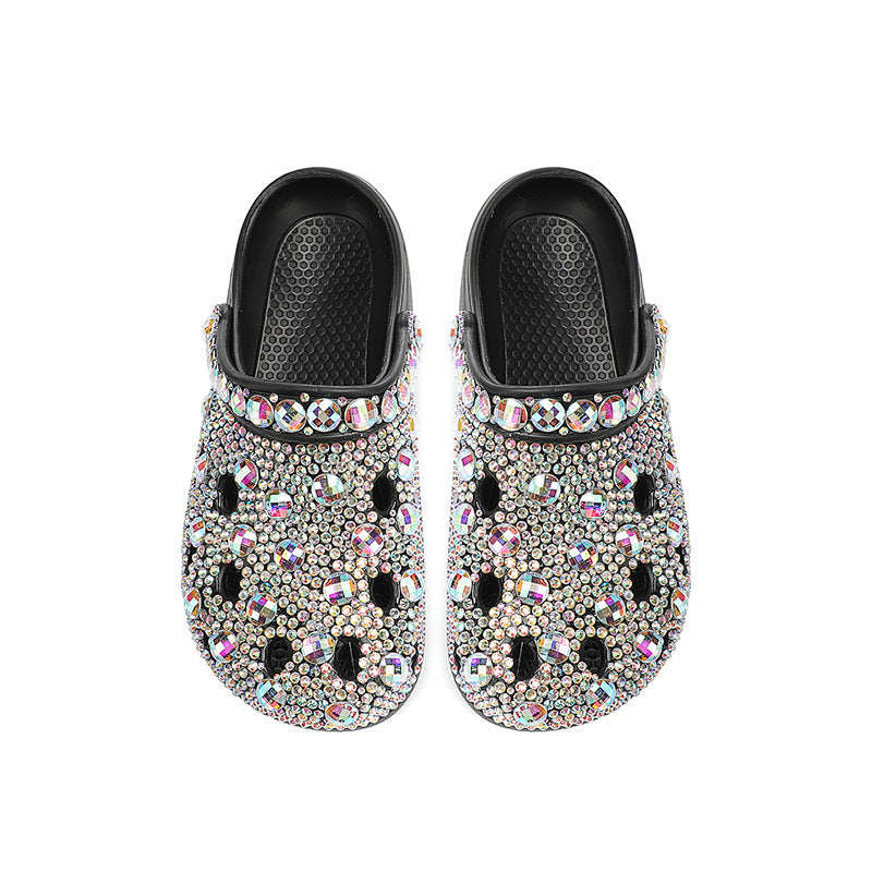 Platform Rhinestone Casual Sandals
