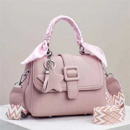 Solid Colour Spring And Summer Handbag