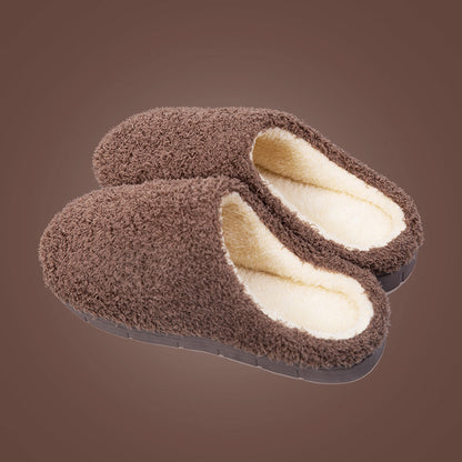 Furry  Soft Winter Bedroom Slippers