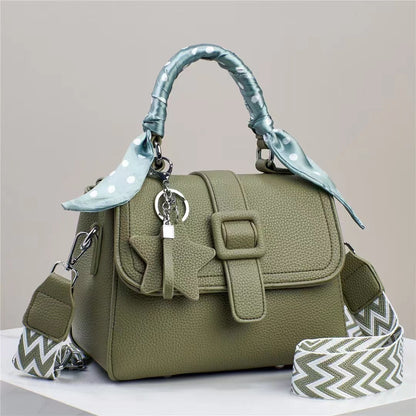 Solid Colour Spring And Summer Handbag