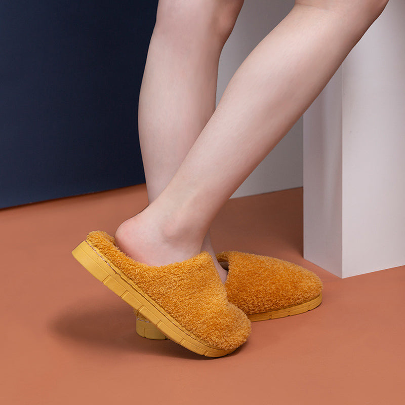 Furry  Soft Winter Bedroom Slippers