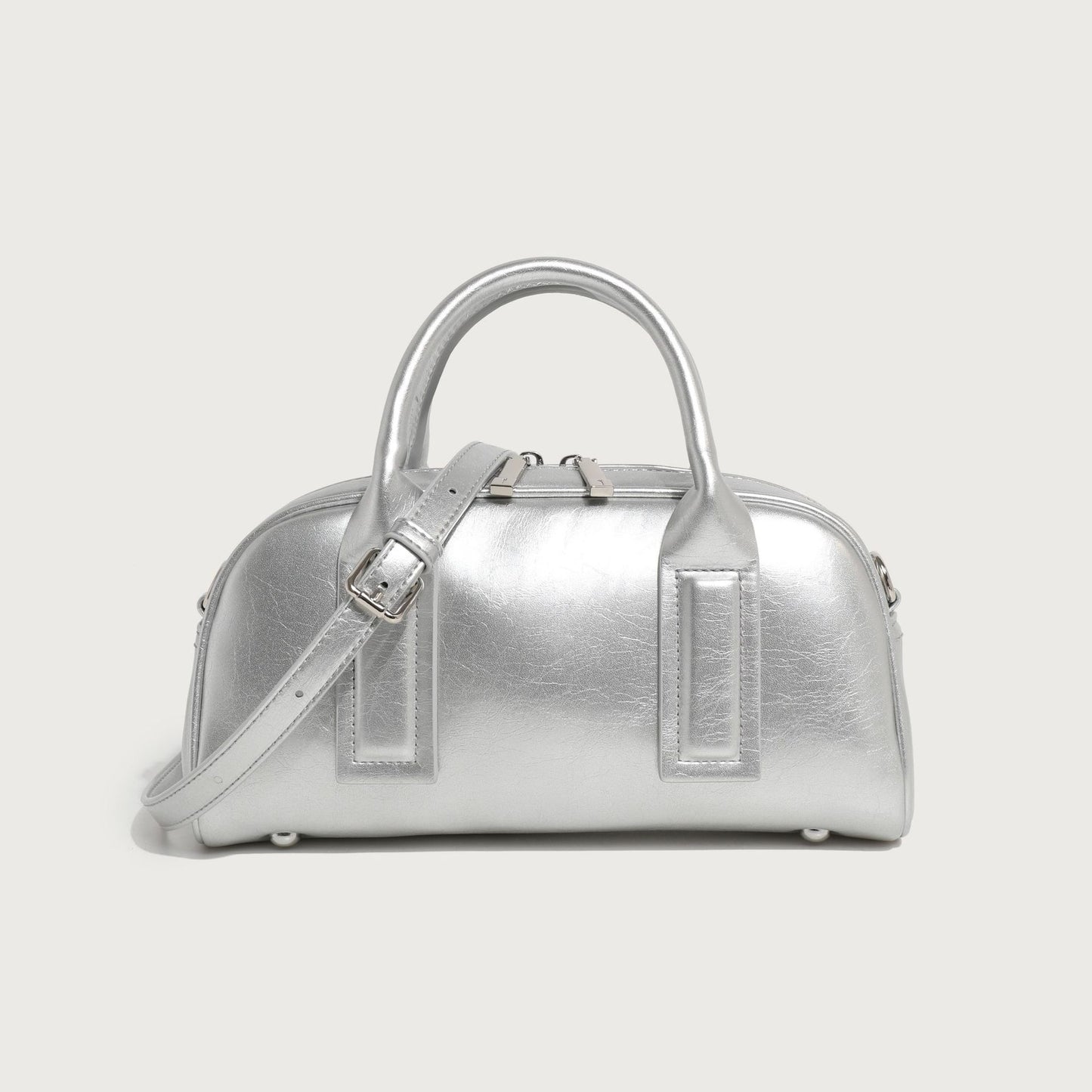 Soft Leather Simple Tote Crossbody Bag