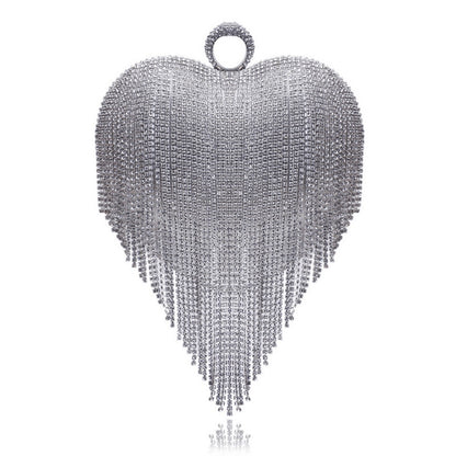 Pure Colour All-matching Tassel Bag