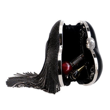 Pure Colour All-matching Tassel Bag